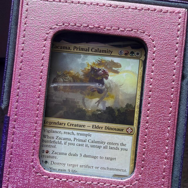 Custom Commander Deck - Zacama Primal Calamity, Dinosaur EDH Mtg
