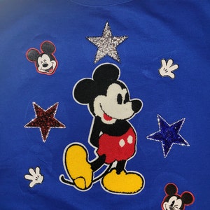Mickey Mouse Pegatinas Termoadhesivas Disney Parches Ropa Niños De