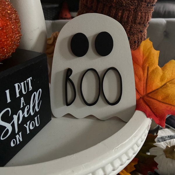 Halloween Tiered Tray Decor - Tiered Tray 3D Signs - Rae Dunn Tiered ...