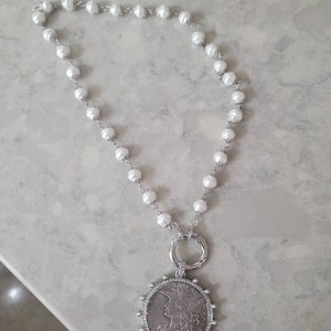 Exaggerated Daisy Lock Cuban Chain Necklace