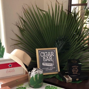 Instant 'CIGAR BAR Please Enjoy Outside' Printable - Etsy Australia