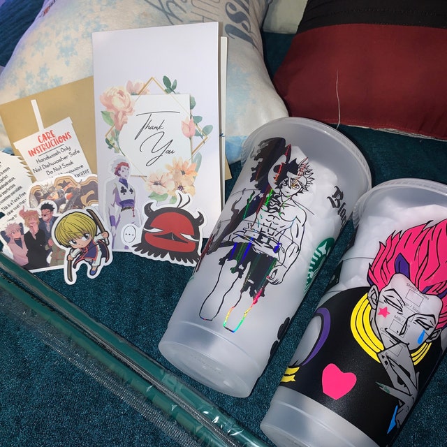 Unique Anime cups by Fanimedesignss on Etsy