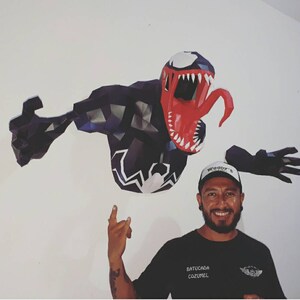 Bricolaje 3DIER Arte de papel y manualidad para decoraci\u00f3n de hogar Ralph Dise\u00f1o Papercraft con plantillas PDF para construir a mano