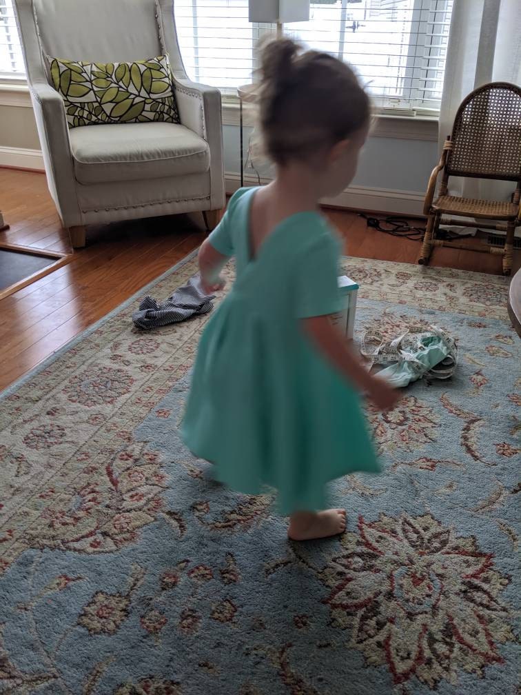 U Pick Color Toddler Twirl Dress Twirl Dress Baby Twirl Dress Etsy