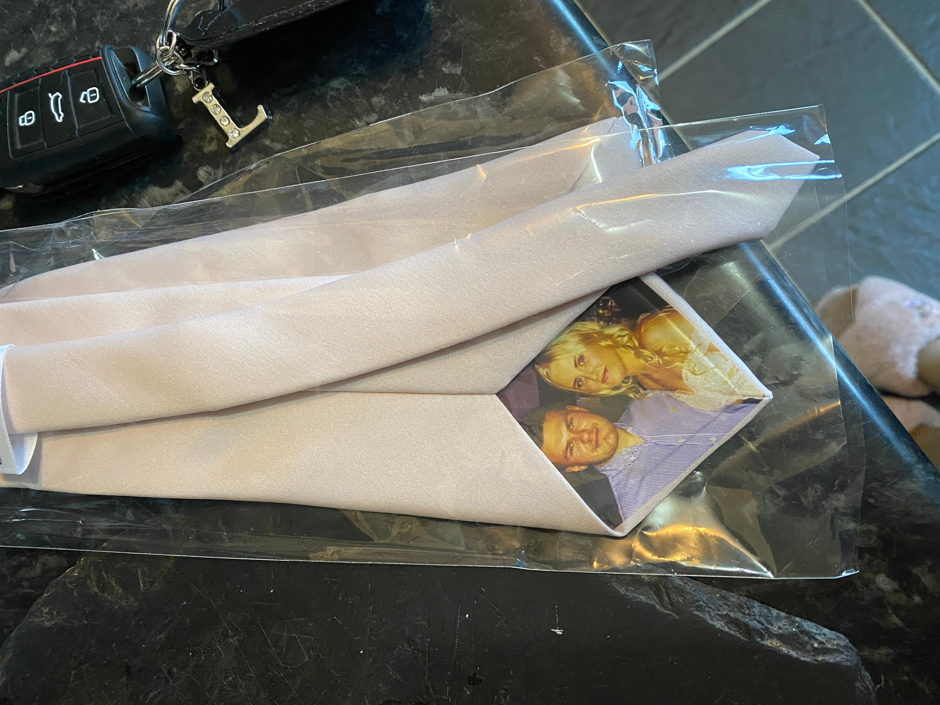 Personalised Photo Tie Label/Dad/Suit Label/Tie Patch/Tie patch/Father of the Bride Groom Gift/Thank You Label/Iron On/Wedding Tie Insert