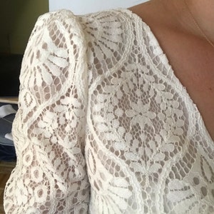 Ivory Sequin Lace Eb3011 main image 1