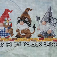 Cross Stitch Pattern Pdf Gnome Fairy Tale Elf Pixie Funny Cute Modern ...