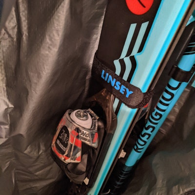 personalised ski ties