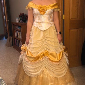 Belle Costume Adult Beauty and the Beast Disney Princess - Etsy