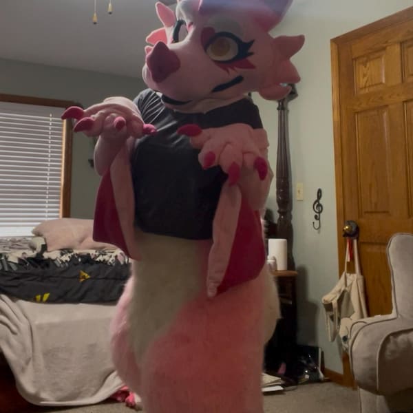 FURRY PANTS SET