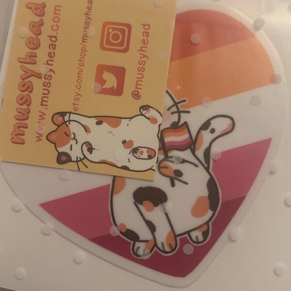 Purr-ide Stickers | Pride Cat Vinyl Stickers | LGBTQ, Gay, Lesbian ...