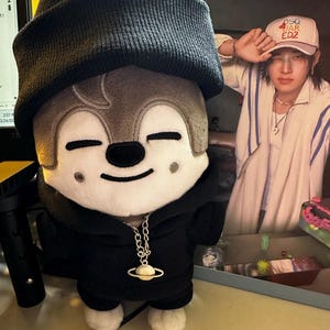 WolfChan ブラックアウトフィット、バンチャンパーカーセット、20cm