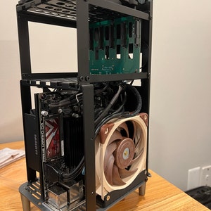 Ripe3d Quad External GPU Graphics Card Stand for DIY Mining Rig, Multi ...