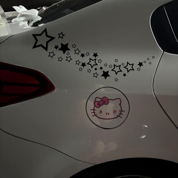 Car Star Sticker Shooting Star Decal-sticker. Star Car Window Decal. Shooting Star ...