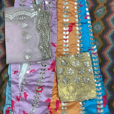 silk saree with belt