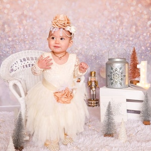 Flower Girl Dress White Lace Top Skirt Baby Toddler - Etsy