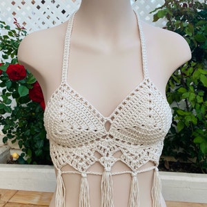 Crochet Juniper Bralette Pattern | Size Inclusive | PDF