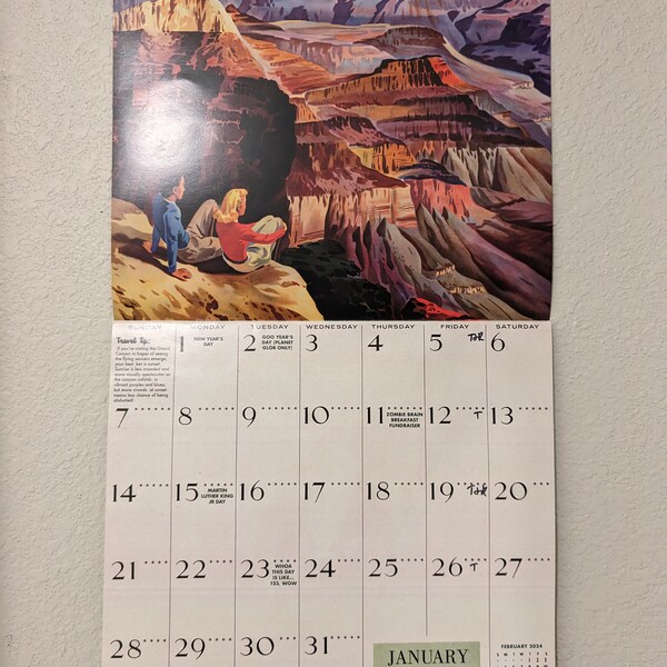 2025 National Park Monsters Calendar Etsy