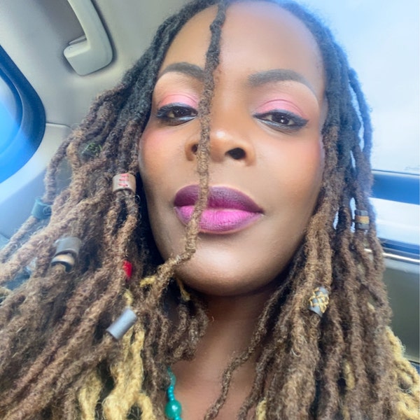 Leather Dread Beads - Simple Loc Jewelry Leather Dreadbead Dreadlock ...