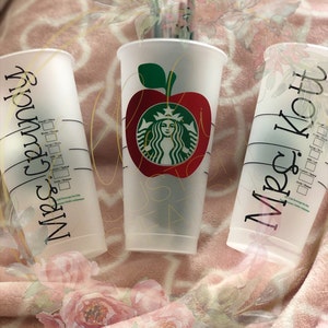 Download Teacher Starbucks SVG Bundle Instant Download Cold Cup Hot ...