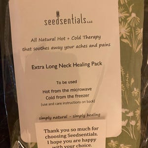 EXTRA LONG 30" Heated neck wrap + Gift set for mom + Relaxation gift + Birthday gift + Mother's Day gift + Great for migraines and arthritis