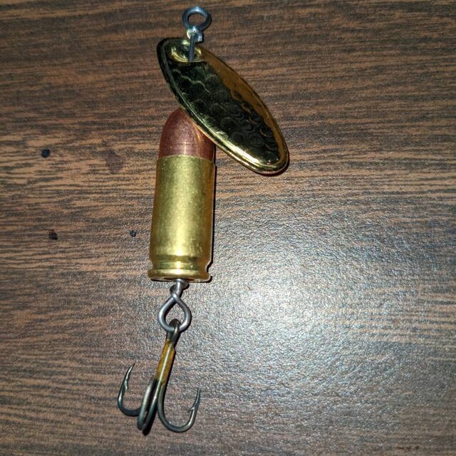 Fishing Lure Spinning 9mm Bullet Awesome Gift 