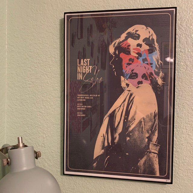 映画『ラストナイト・イン・ソーホー』のポスター - Etsy 日本