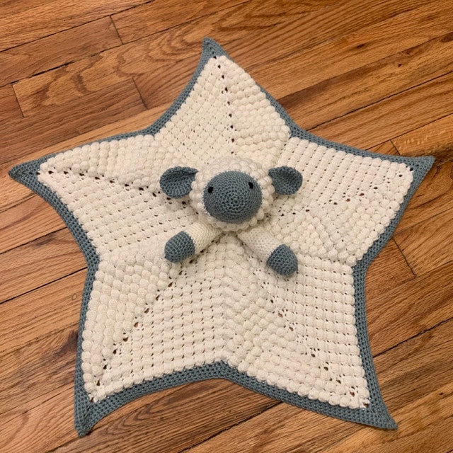 Liam the Lamb Baby Lovey Blanket Comforter Security Blanket