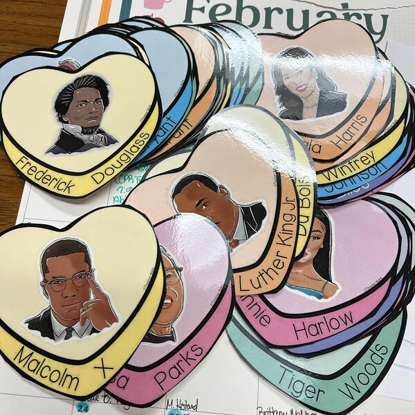 Black History Month Bulletin Board, Abc's of Black History Garland ...