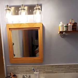 Farmhouse Framed Wall Mirror Stain Colors Mirror For Etsy
