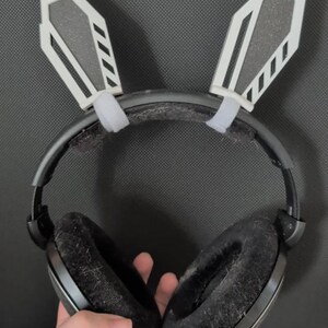 メカ猫ヘッドホン耳 - 未来的なウサギのヘッドセットアタッチメント