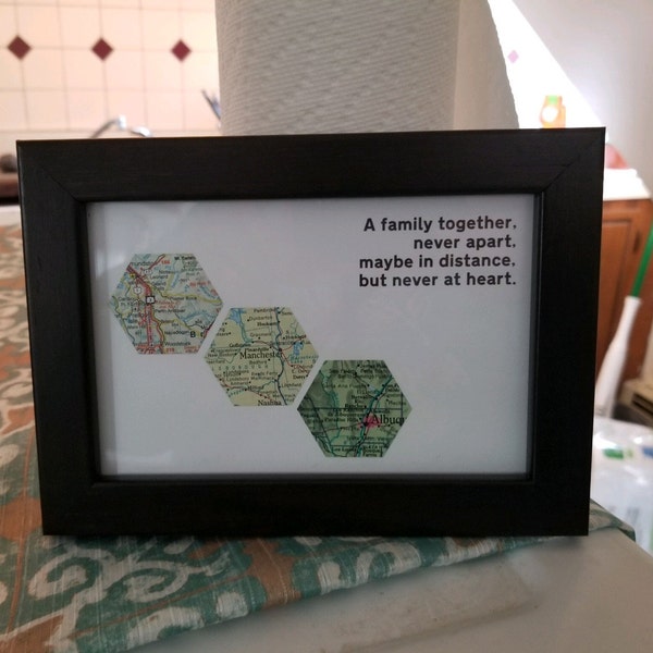 Personalized Gift for Parents Distance Mom Father Brother Sister Long ...