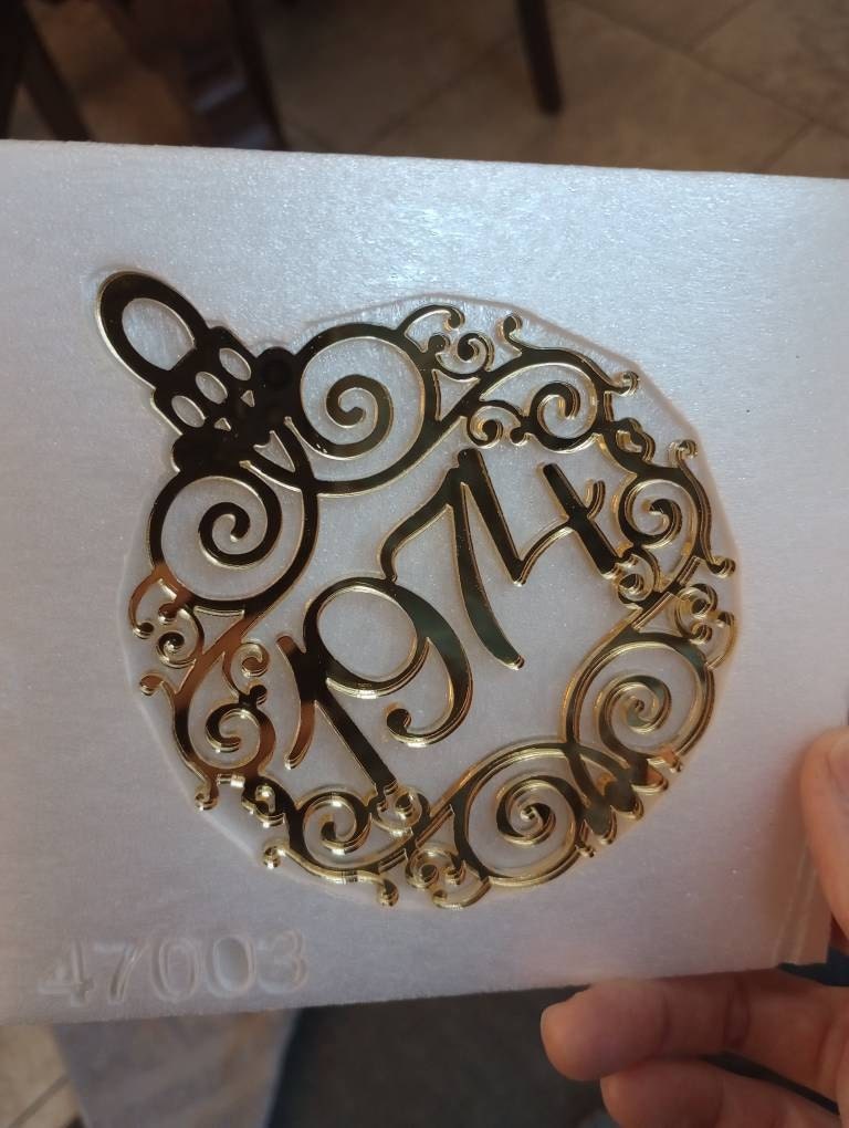 Personalized Christmas name bauble Custom ornament Tree decorations Gold mirror acrylic baubles Hanging home decor Personalised gift for her