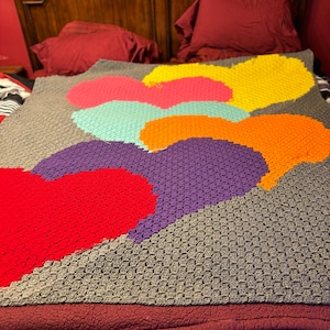 SKULL C2C Graph Pattern, Written Row by Row Instruction, C2c Pattern ...