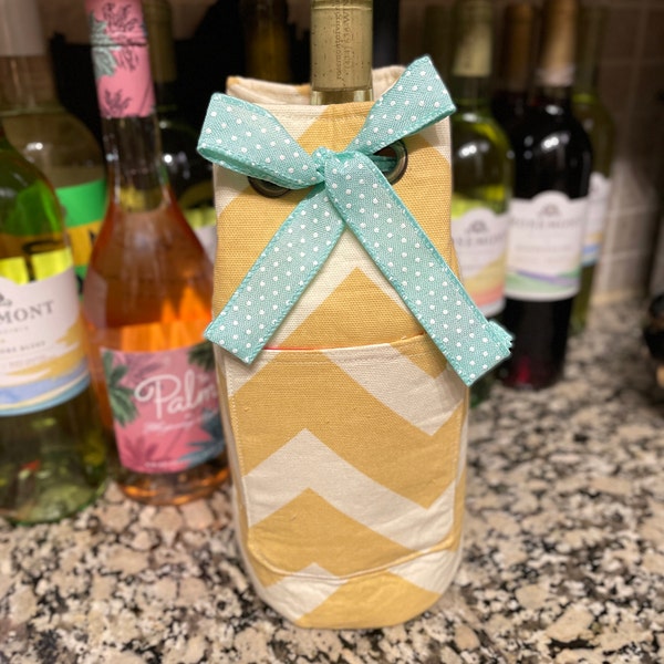 Wine Tote PDF Sewing Pattern, Wine Tote Pattern, Wine Bag Pattern ...