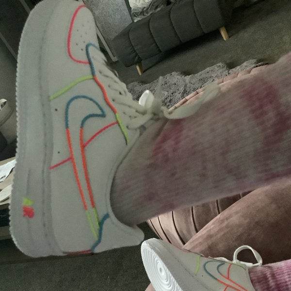 customised black air force