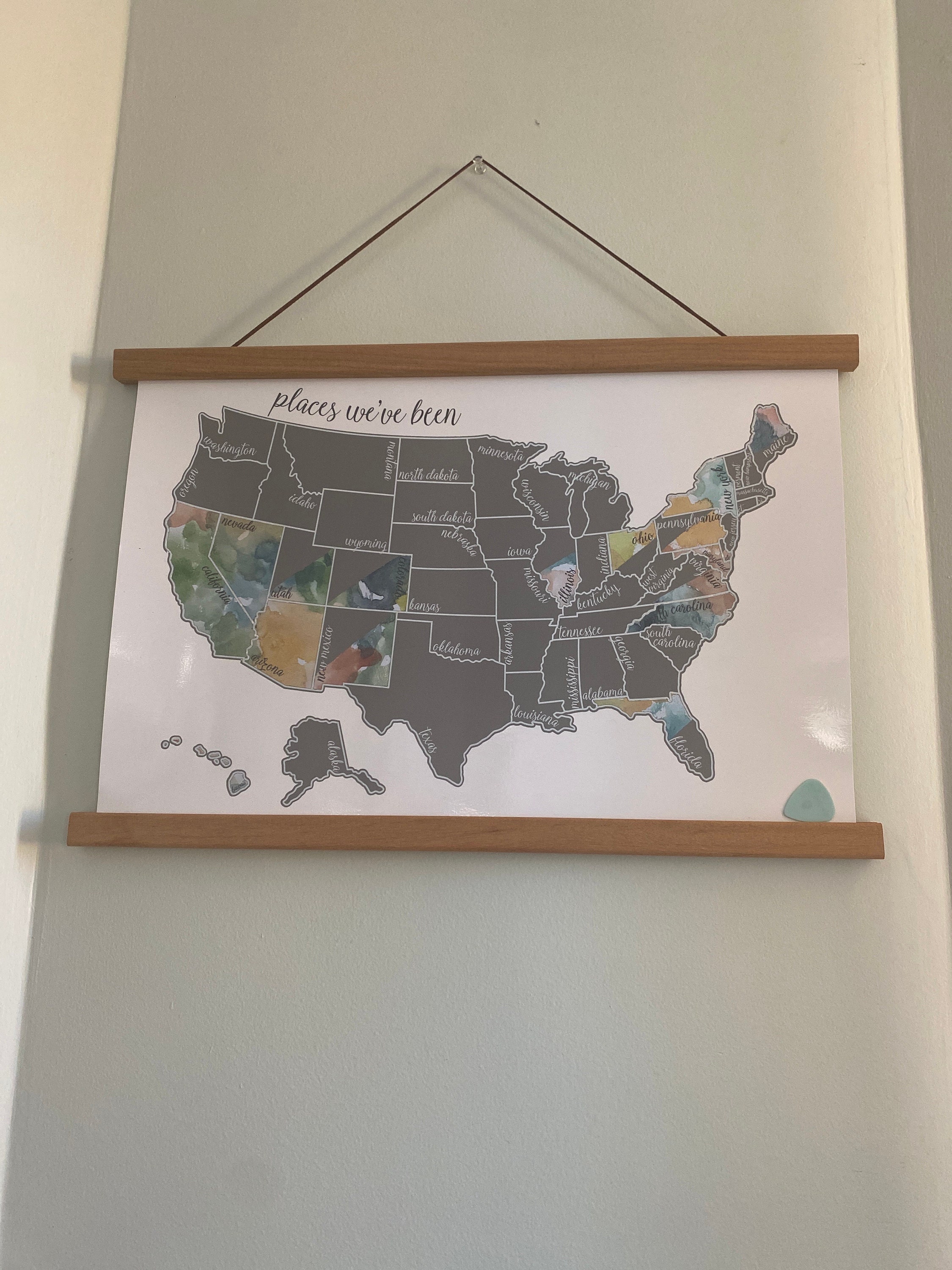 USA Scratch Off Map - Business Gift for Clients - Gift for Travel Lovers - House Warming Gift - Retirement Gift - Corporate Gift Ideas