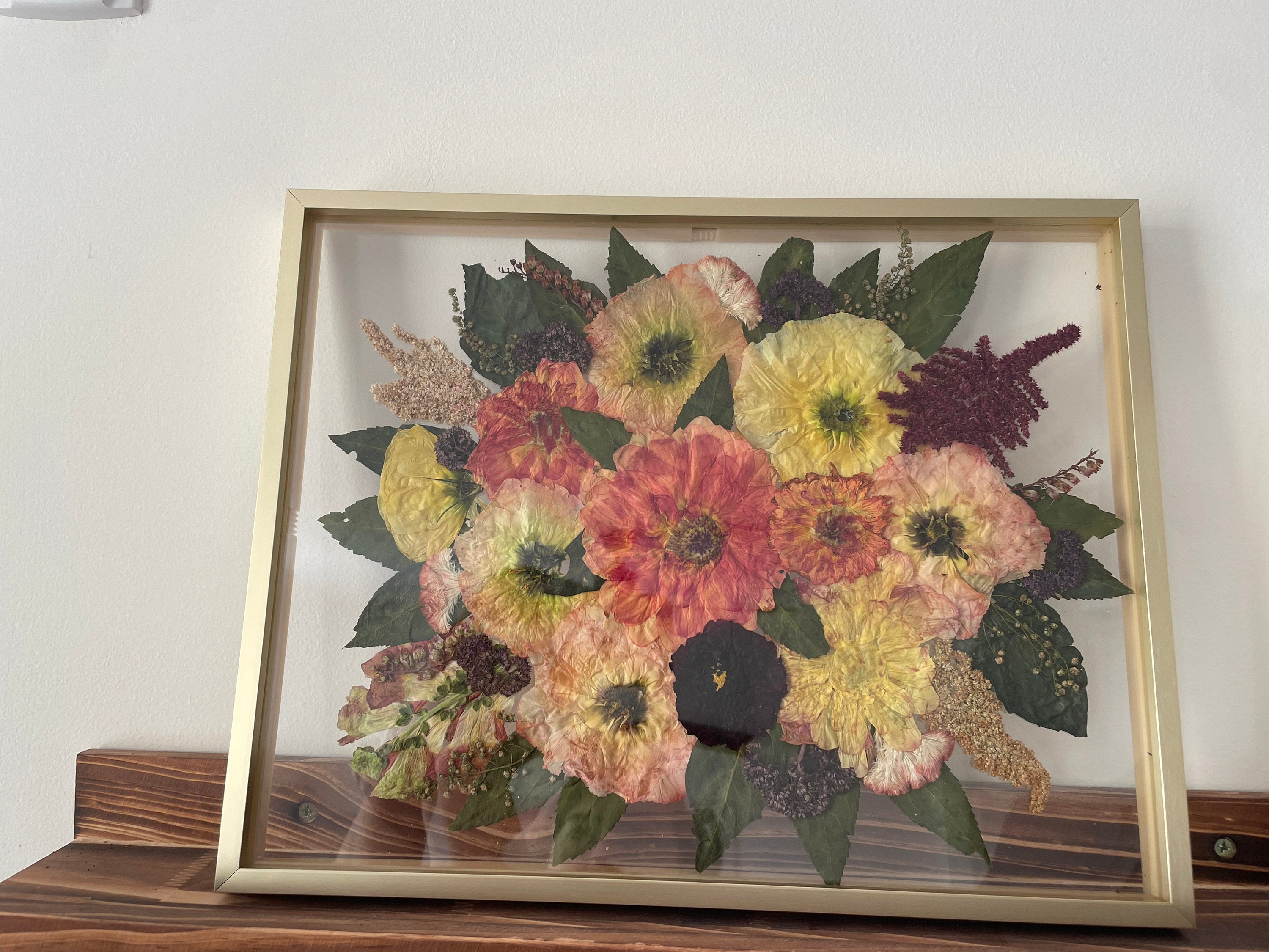 Preserved flowers from Kate's etsy review