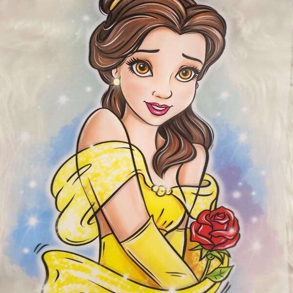 Princess Mermaid, La Sirenita 1PNG Files Sublimation Princess Design ...