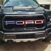 2017-2020 Ford Raptor Rear Emblem Overlay Vinyl Decal - Colored Chrome ...