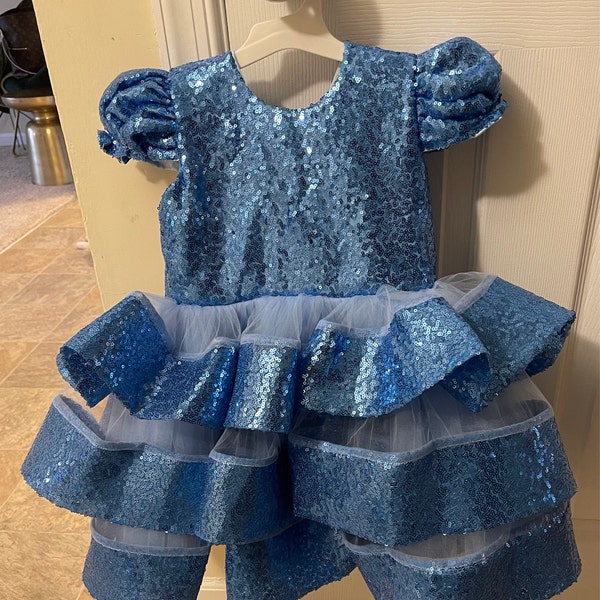 Sequin/Sparkle Baby Tutu Dress - Custom made in any color!!