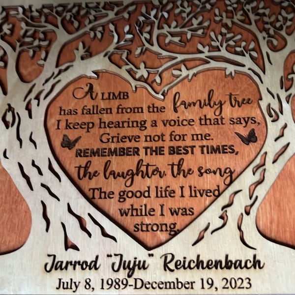 Your Life Was A Blessing - Personalized Memorial Garden Solar Light - Memorial Gift, Sympathy Gift