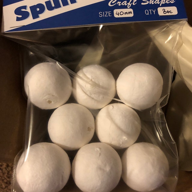 Pack of 50 spun cotton balls ø 30 mm