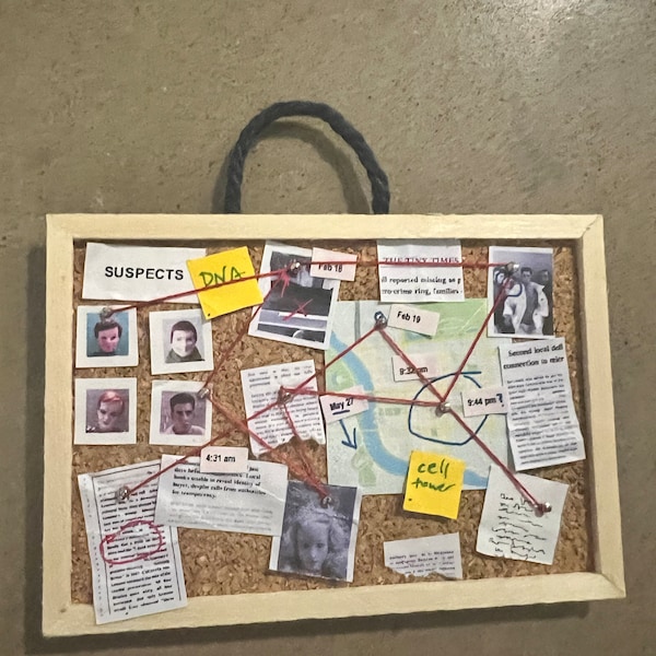 Miniature Evidence Board 1:12 Scale - Etsy