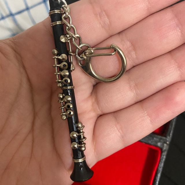 Miniblings orecchini clarinetto musica Klarinetistin Argento Jazz 925 - Gioielli fatto a mano placcati argento I Orecchini