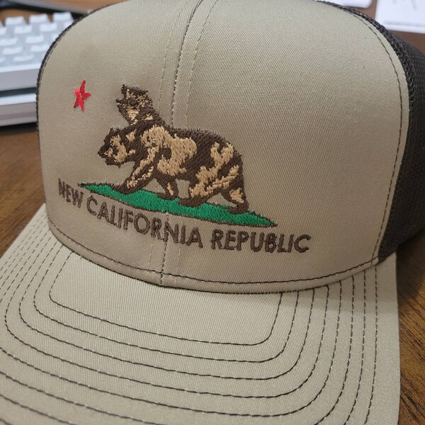 NCR Hat New California Republic Brown Tan Trucker Snapback - Etsy