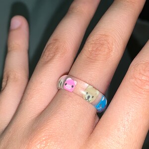 Funky Resin Fruit Rings Custom Resin Rings | Etsy