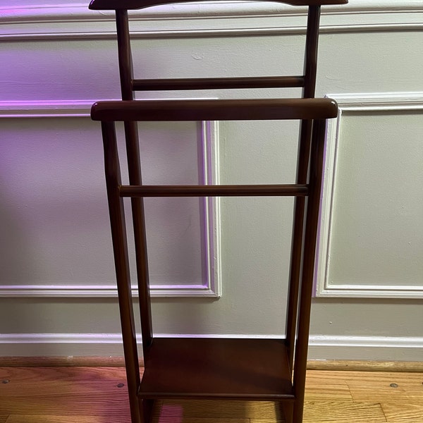 Wooden Valet, Suit Stand, Suit Rack, Handmade Valet, Modern Suit Rack ...