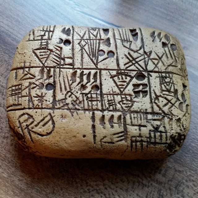 楔形文字　多分レプリカ 楔形文字 多分レプリカ 楔形文字板のレプリカ – コレクターの