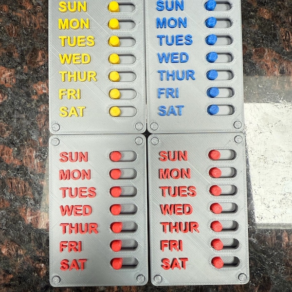 Habit Tracker Checklist | Magnetic Fridge Mount or Freestanding | Daily ...
